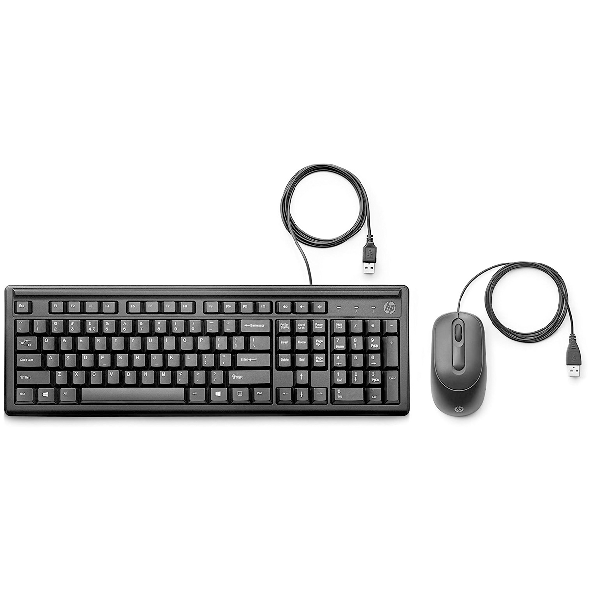 TECLADO E MOUSE HP SLIM USB - PN T4E63AAAC4